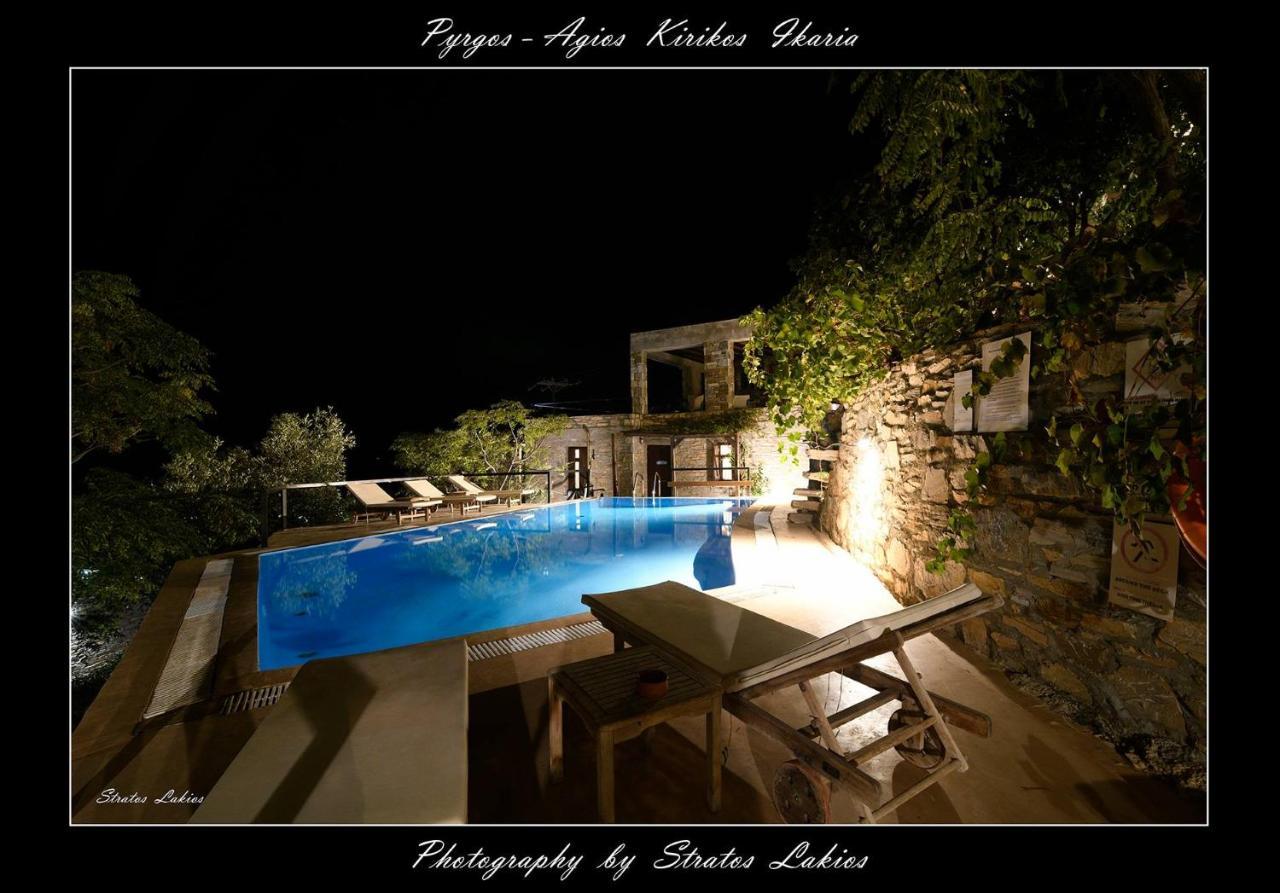Pyrgos Traditional Village Ágios Kírykos Екстериор снимка
